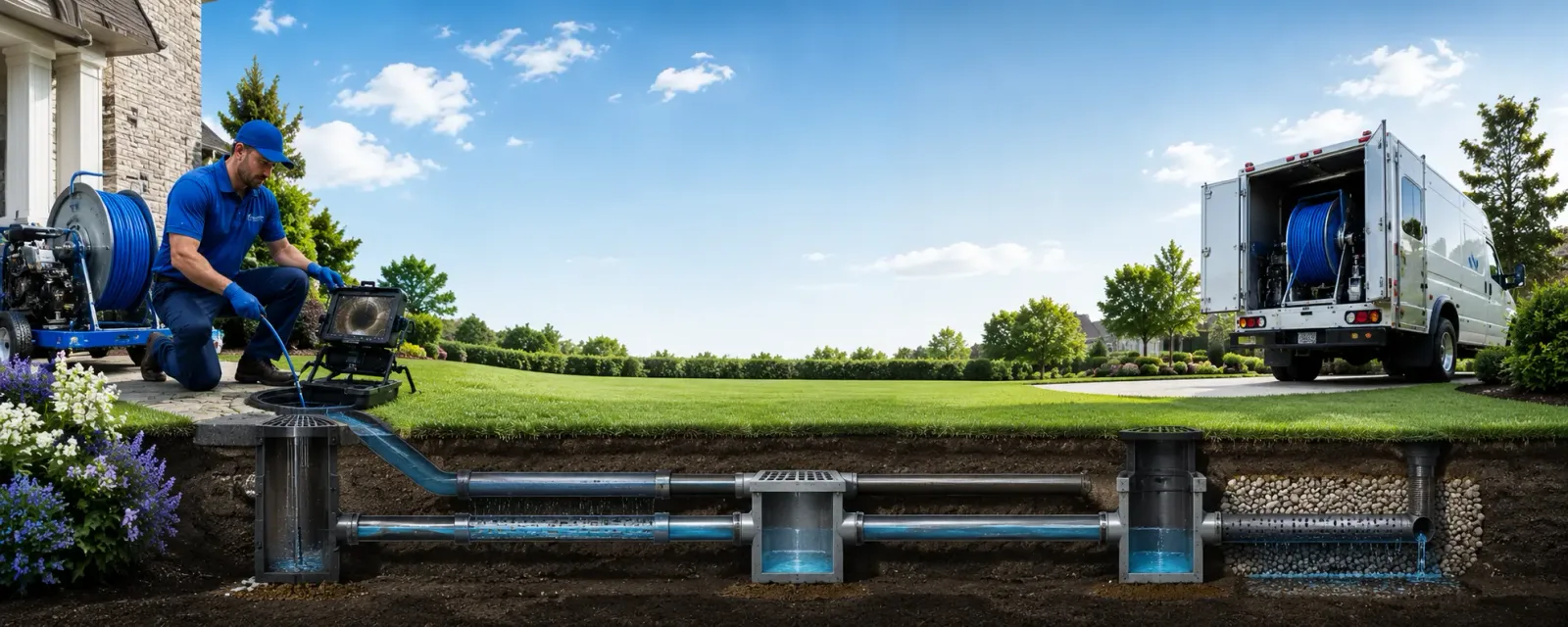 Outdoor drain cleaning information for El Reno, OK